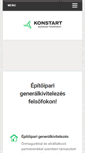 Mobile Screenshot of konstart.hu